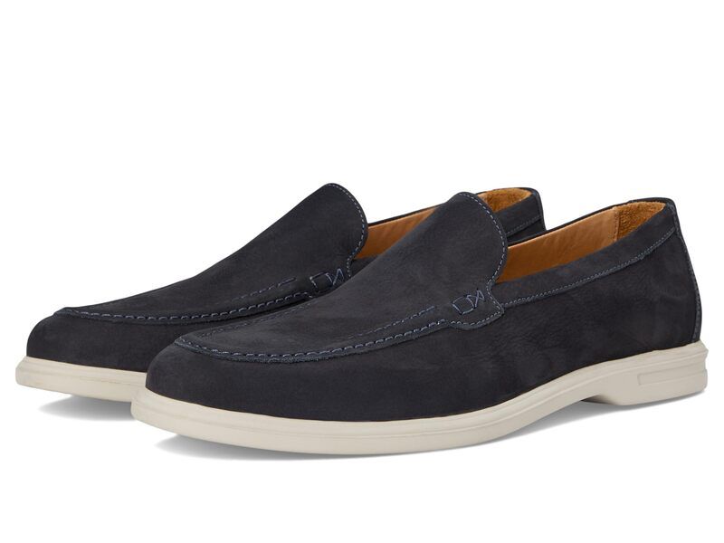 ピーター・ミラー メンズ シューズ スリッポン・ローファー Peter Millar Excursionist Nubuck Venetian Loafers Dark Navy ネイビー