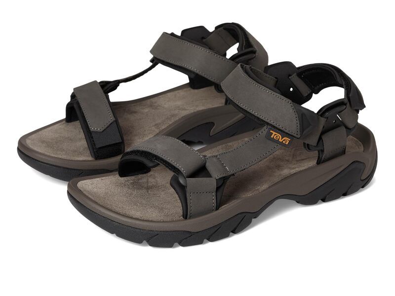 テバ メンズ シューズ サンダル レザー Teva Terra Fi 5 Universaleather Dark Gull Grey グレー