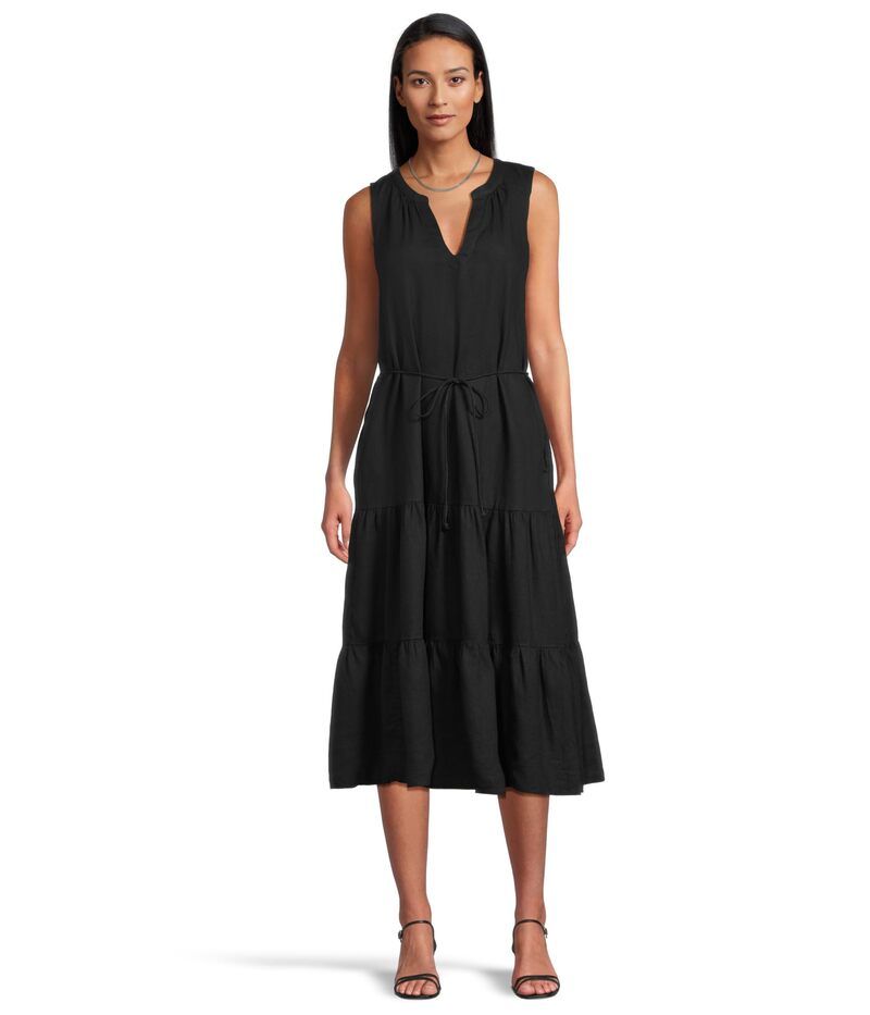 トッミーバハマ レディース トップス ワンピース ノースリーブ Tommy Bahama Coastal Tide Sleevelessundress Black ブラック