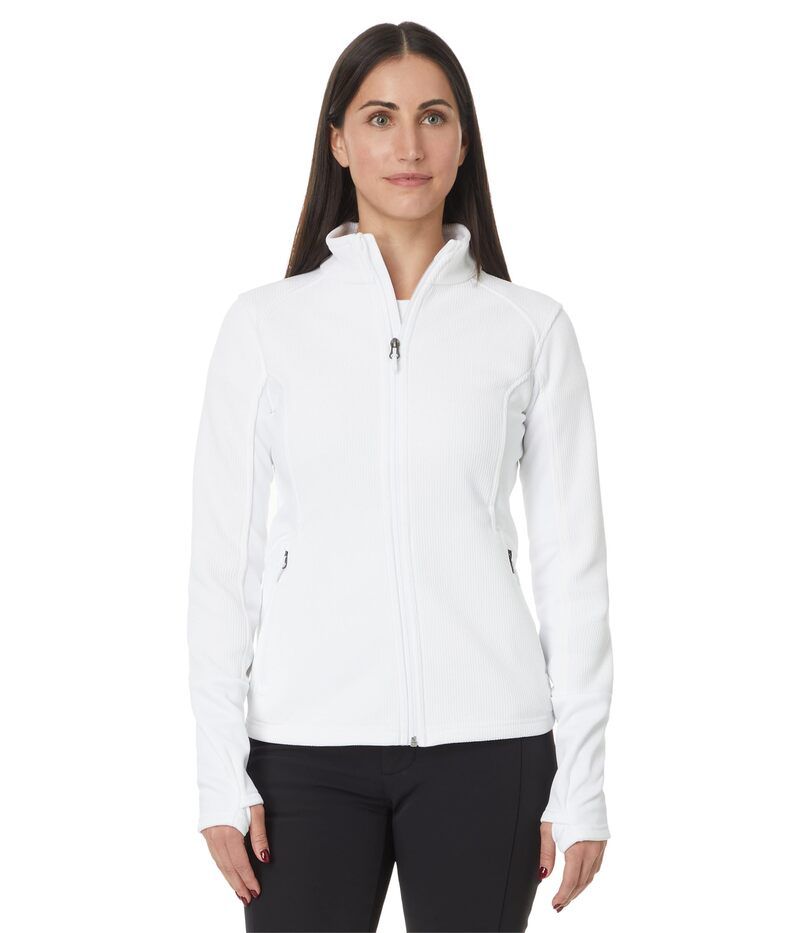 スパイダー レディース アウター ニット・セーター ジャケット Spyder Bandita Jacket White 1 ホワイト