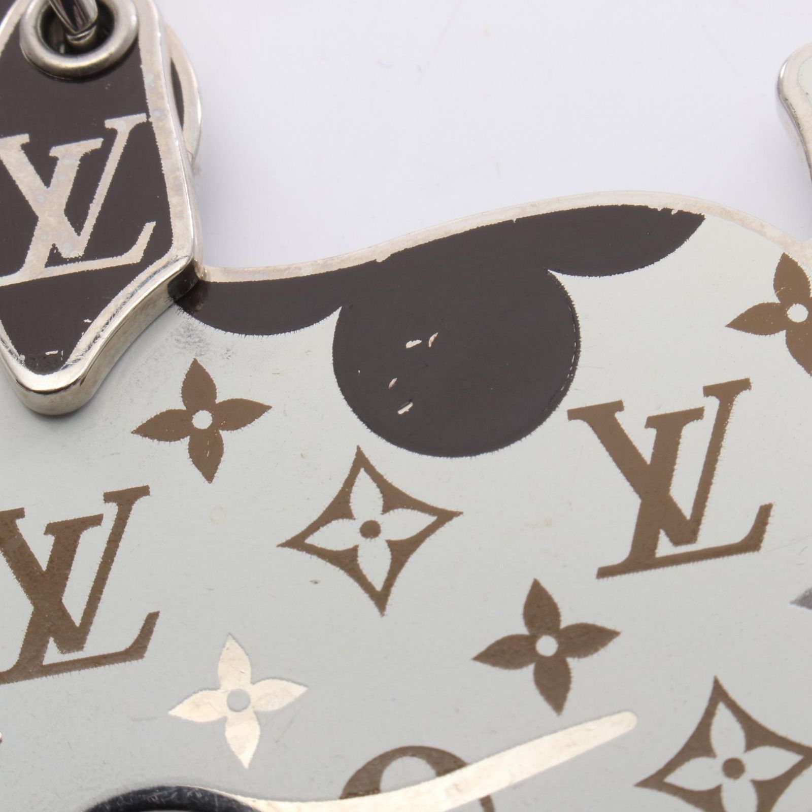 ルイヴィトン　ビジューサック　ホワイト LOUIS ビジューサック バッグチャーム VUITTON（ルイ・ヴィトン） アクセサリー