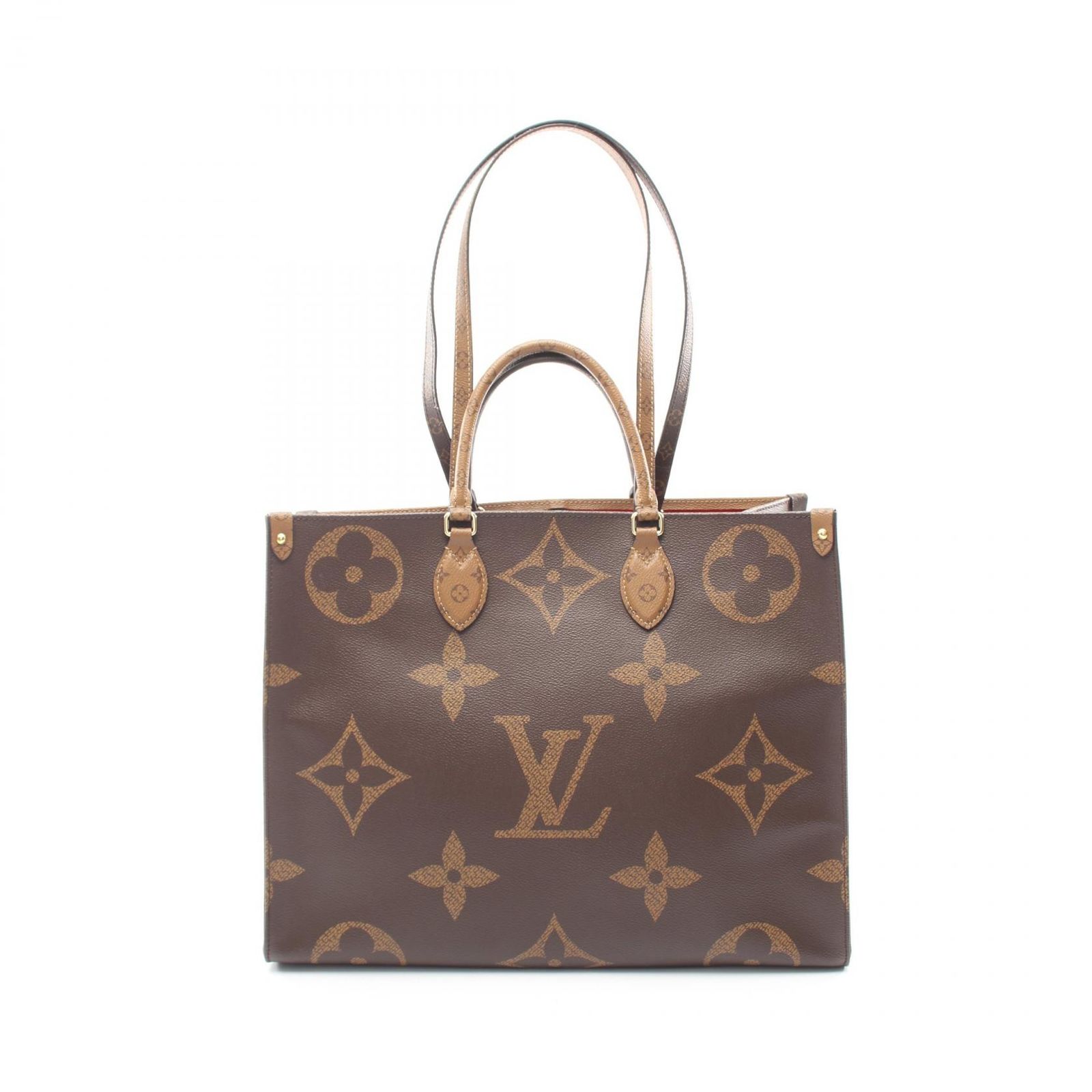 ルイ・ヴィトン LOUIS VUITTON トートバッグ オンザゴーGM 2WAY M44576 PVCコーティングキャンバス オンザゴーGM レディース Used A