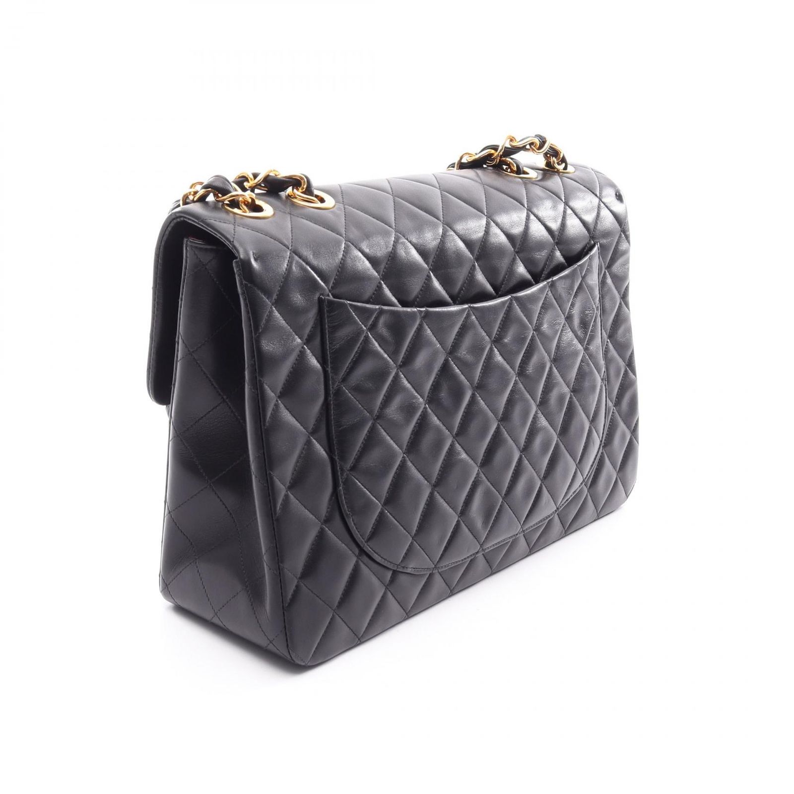 シャネル CHANEL ショルダーバッグ デカマトラッセ34 ブラック 