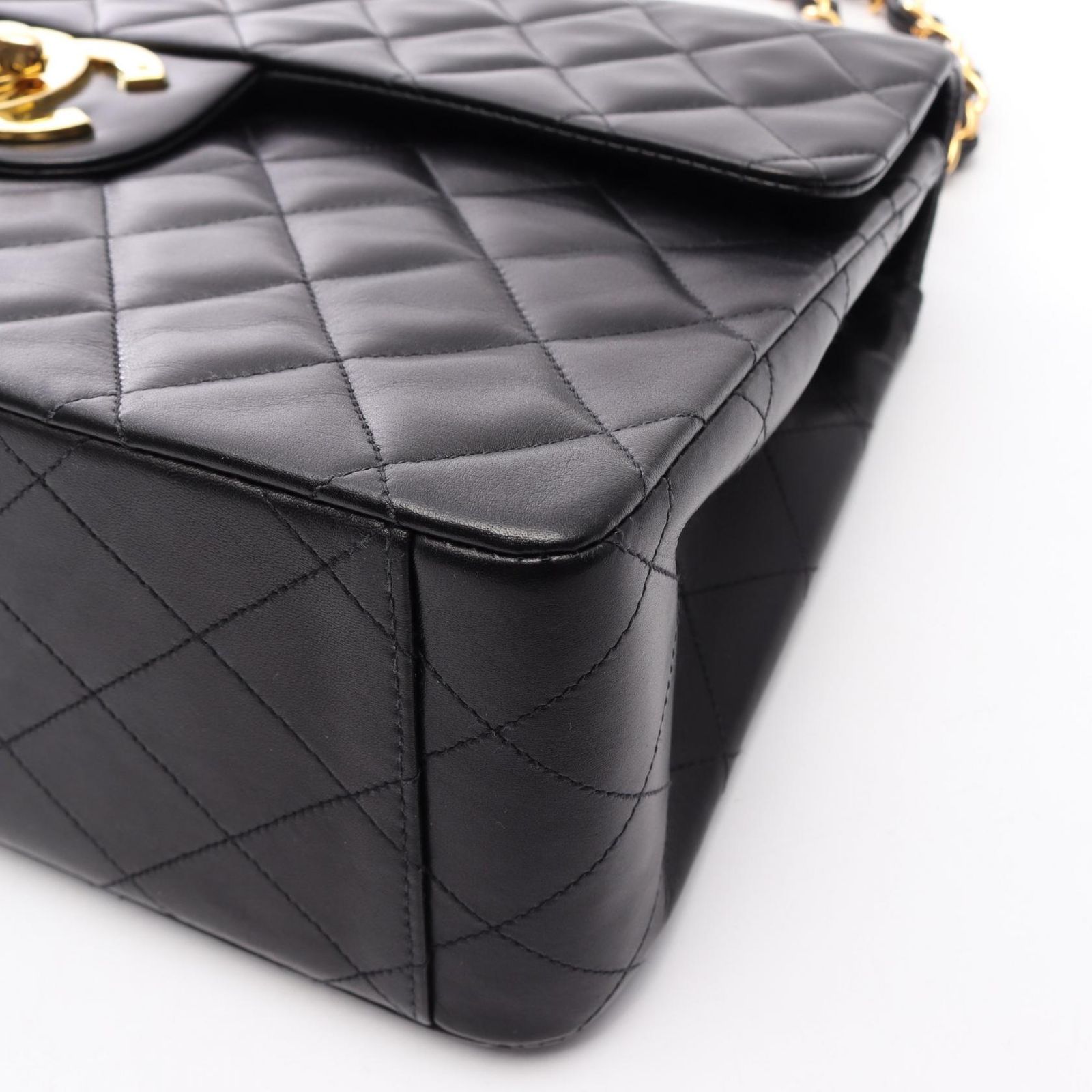 シャネル CHANEL ショルダーバッグ デカマトラッセ34 ブラック
