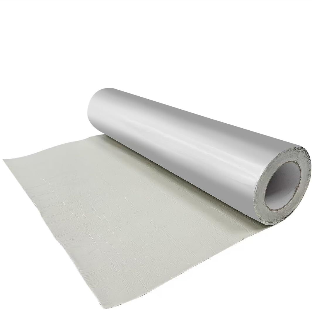 超強力 防水ブチルテープ 厚さ1mm・高密着・耐熱耐寒 -40～80℃｜隙間補修 窓枠 配管 パイプ 壁 多用途｜アルミシート付き シルバー HARUSAME (HSBT30-10)/ 1c37ecdb