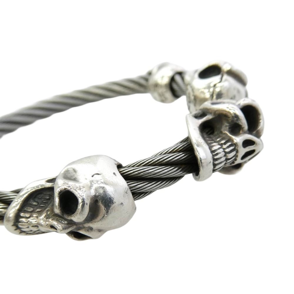 BILL WALL LEATHER ビルウォールレザー WIRE BANGLE 2グッドラック