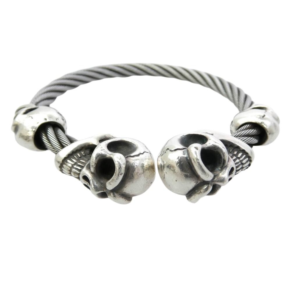 BILL WALL LEATHER ビルウォールレザー WIRE BANGLE 2グッドラック