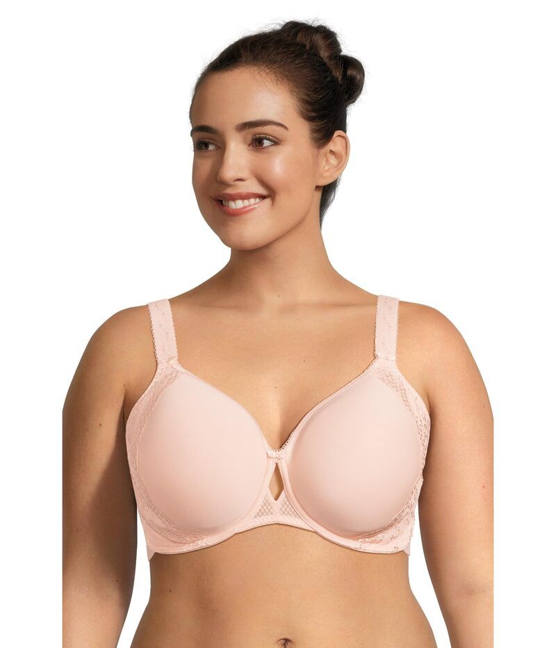 エロミ レディース アンダーウェア ブラジャー elomi Charley Underwire Bandlesspacer Molded Bra Ballet Pink ピンク