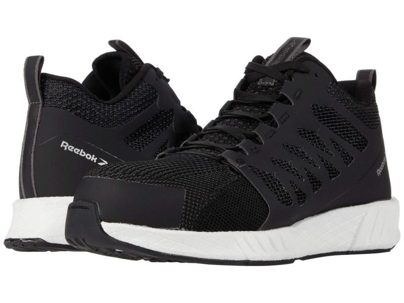 リーボック メンズ シューズ スニーカー Reebok Work Fusion Flexweave Work Composite Toe BlackWhite ホワイト
