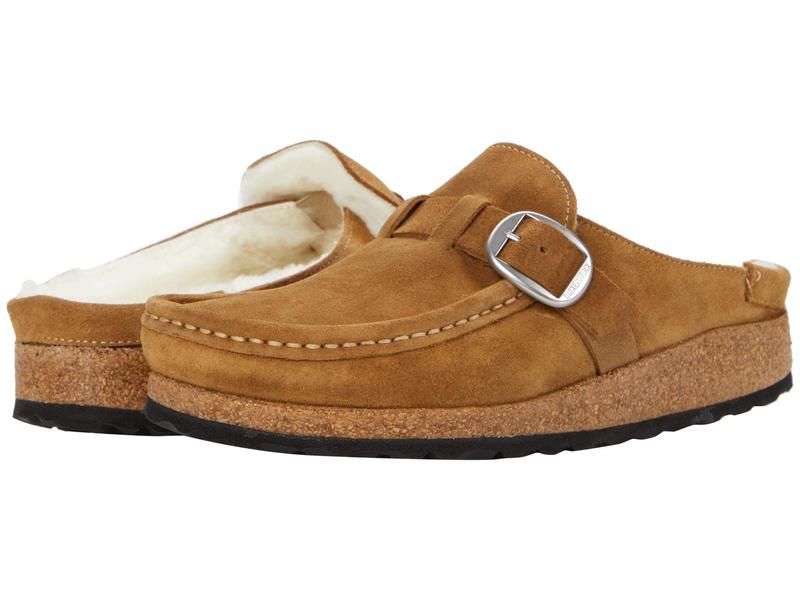 ビルケンシュトック レディース シューズ サンダル Birkenstock Buckley Shearling TeaNatural Sue