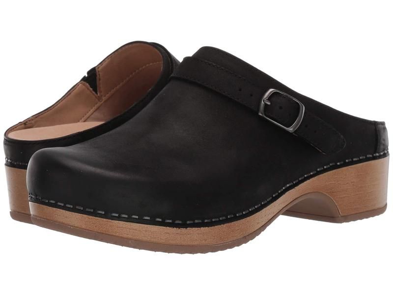 ダンスコ レディース シューズ サンダル Dansko Berry Black Burnished ブラック
