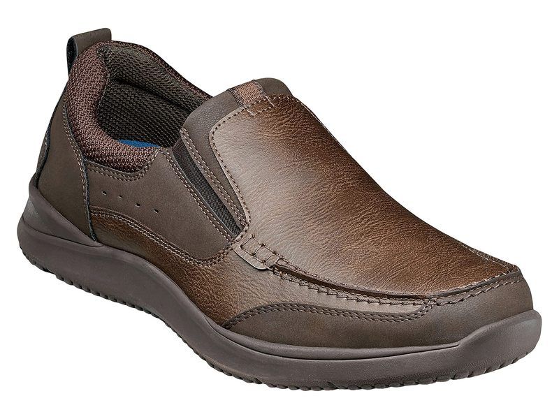 ノンブッシュ メンズ シューズ スリッポン・ローファー Nunn Bush Conway Casual SlipOn Dark Brown ブラウン