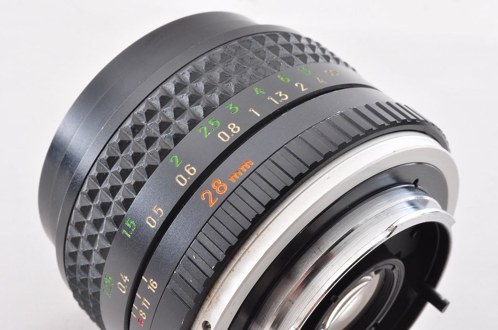 2ヶ月保証付き】Minolta MC W.Rokkor 28mm F2.8 広角 単焦点 オールド