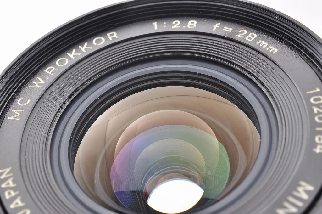 MINOLTA ミノルタ MC W.Rokkor 28mm F/2.8 単焦点レンズ Amazon.co.jp: Minolta MF レンズ MC W.ROKKOR 28mm F2.8 : 家電＆カメラ