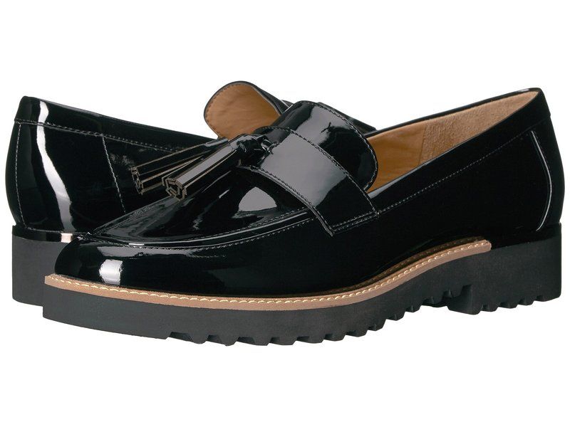 フランコサルト レディース シューズ スリッポン・ローファー Franco Sarto Carolynn Black Patent ブラック