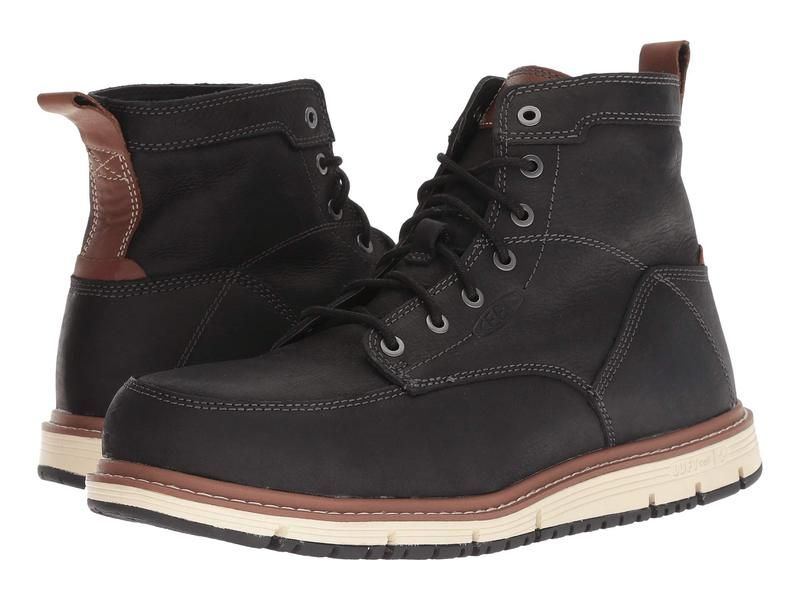 キーン メンズ シューズ ブーツ・レインブーツ KEEN Utility San Jose Aluminum Toe BlackCarmel Ca ブラック