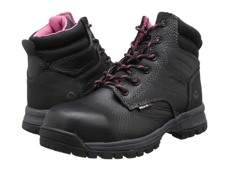 ウルヴァリン レディース シューズ ブーツ・レインブーツ Wolverine Piper Waterproof Composite Toe 6 Boot Black ブラック