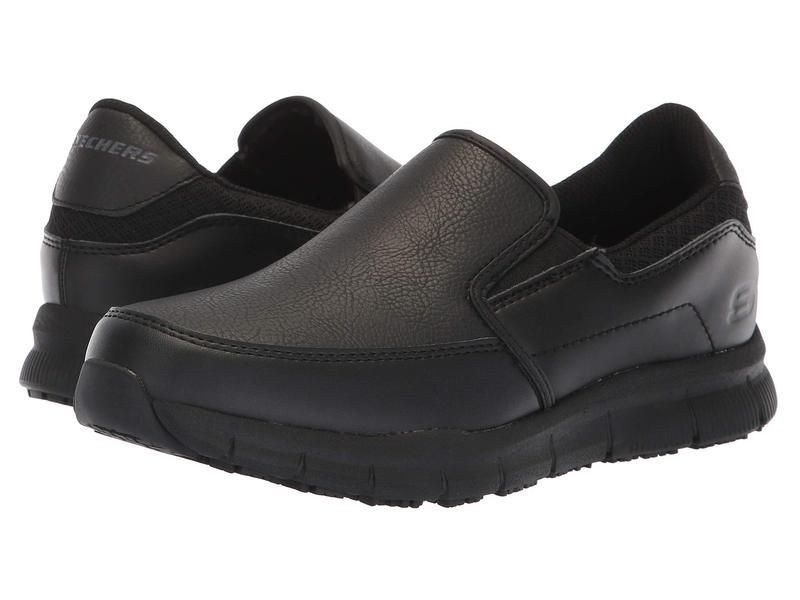 スケッチャーズ レディース シューズ スニーカー SKECHERS Work Nampa Annod Black ブラック