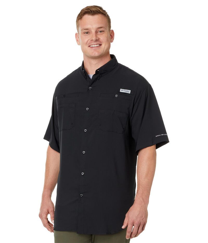 コロンビア メンズ トップス シャツ トール Columbia Big Tall Tamiami II SS Black ブラック