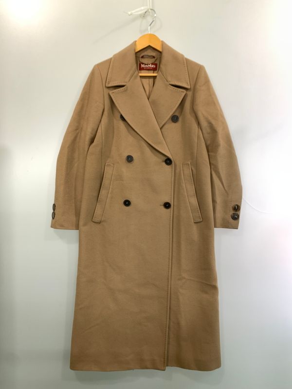 【中古品】 MAX MARA マックスマーラ WOOL LONG COAT 60161019600 ウール ロング コート アウター 【168-260526-jt-06-min】