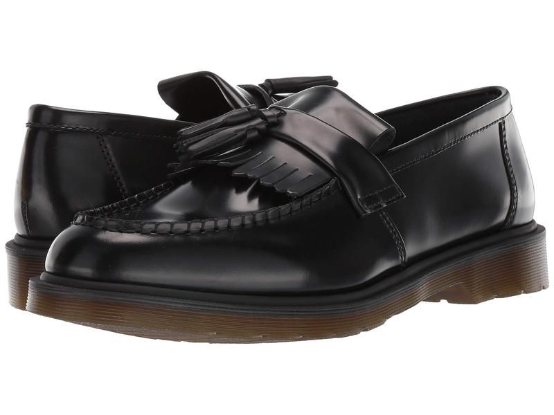ドクターマーチン メンズ シューズ スリッポン・ローファー Dr Martens Adrian Core Black Polished ブラック