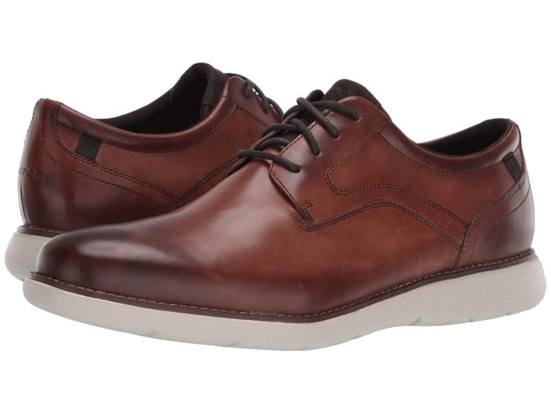 ロックポート メンズ シューズ オックスフォード Rockport Garett Plain Toe Cognac