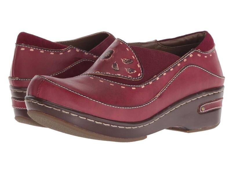 スプリングステップ レディース シューズ サンダル LArtiste by Spring Step Burbank Bordeaux