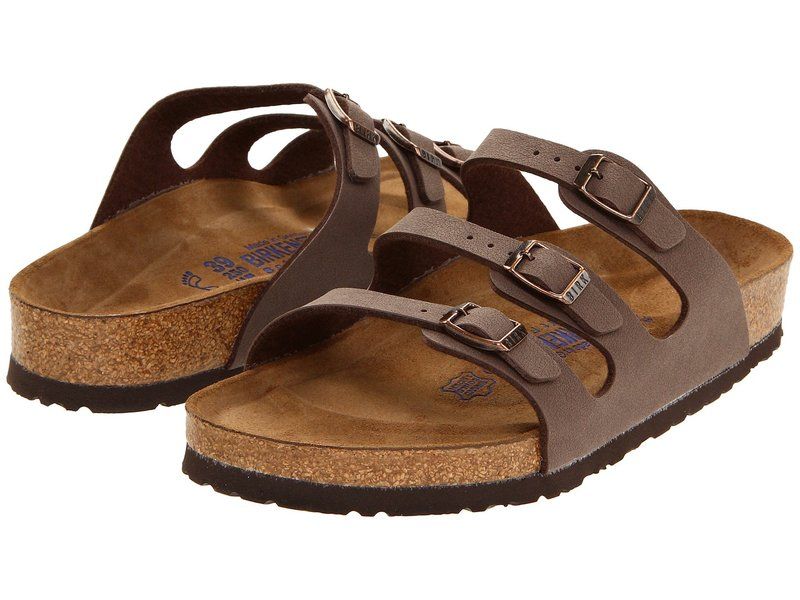 ビルケンシュトック レディース シューズ サンダル Birkenstock Florida Soft Footbed Birkibuc Mocha Birkibuc モカ