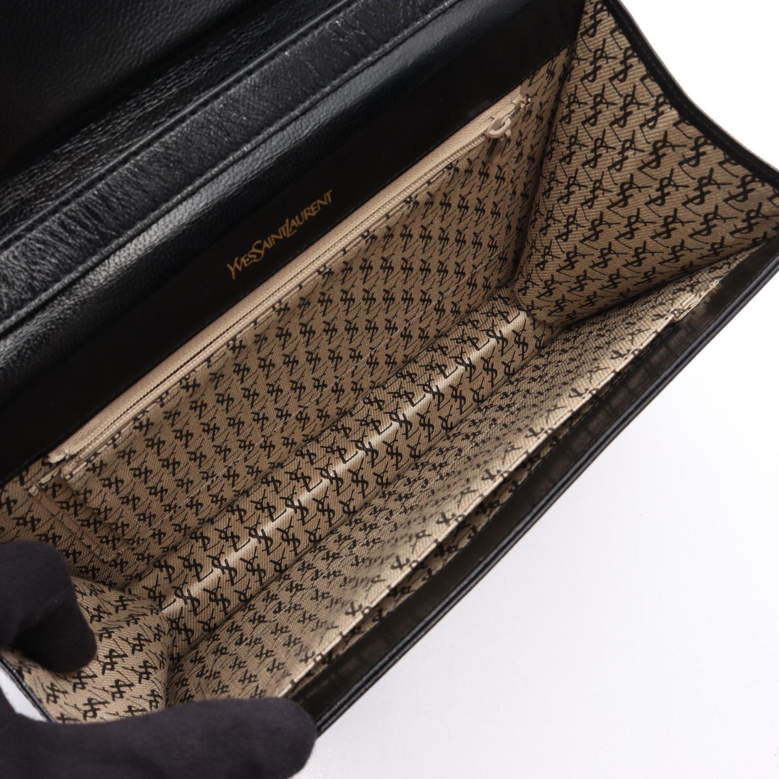 イヴ・サンローラン YVES SAINT LAURENT ショルダーバッグ リザード型
