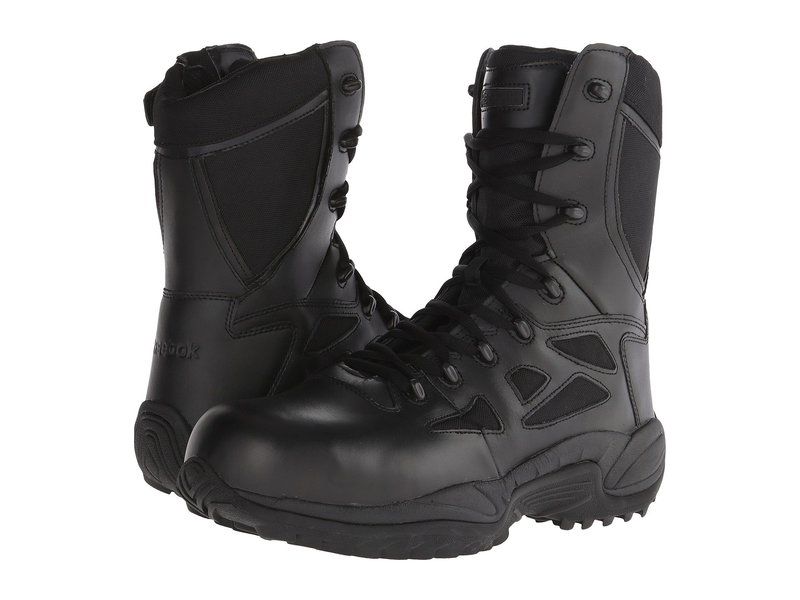 リーボック メンズ シューズ ブーツ・レインブーツ Reebok Work Rapid Response RB 8 Soft Toe Black ブラック