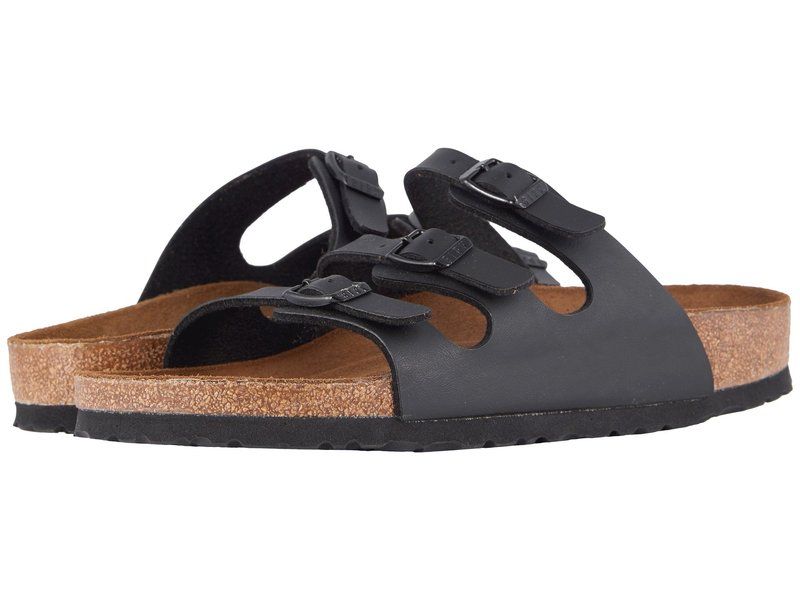 ビルケンシュトック レディース シューズ サンダル Birkenstock Florida Soft Footbed BirkoFlor Black BirkoFlo ブラック