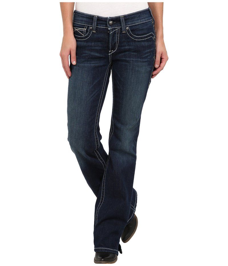 アリアト レディース ボトムス デニムパンツ ブーツカット ブーツ Ariat REAL Bootcut Ocean
