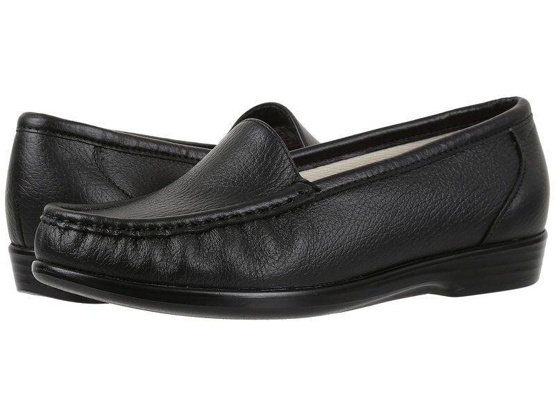 サス レディース シューズ スリッポン・ローファー SAS Simplify Black ブラック