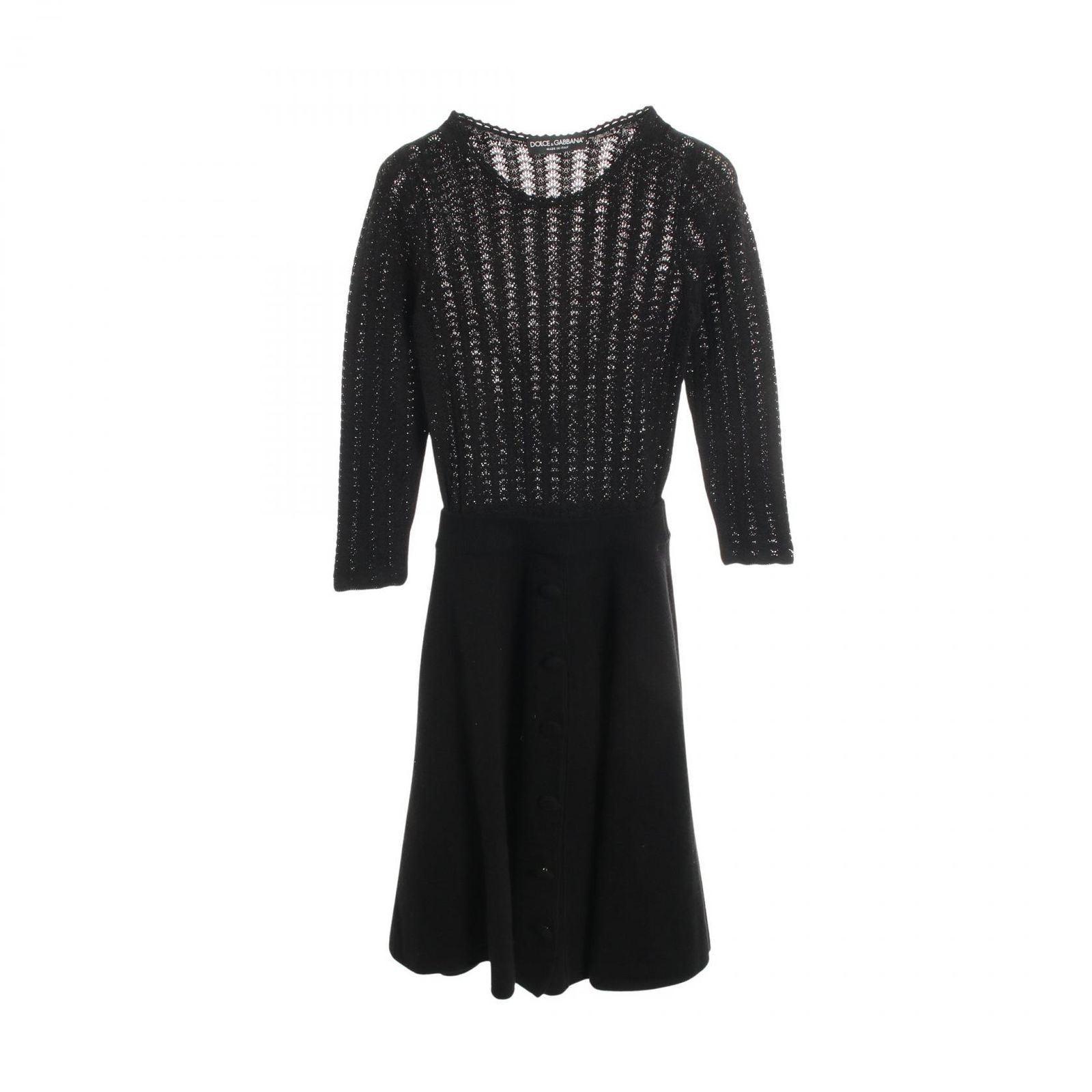 ドルチェアンドガッバーナ DOLCE & GABBANA ワンピース 切替 レーヨン ニットワンピース レディース Used A