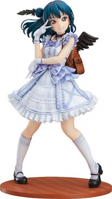 【中古】【特典】ラブライブ！サンシャイン！！ 津島善子 Blu-rayジャケットVer.(限定版！！) 1/7 完成品フィギュア(A-on STORE限定)