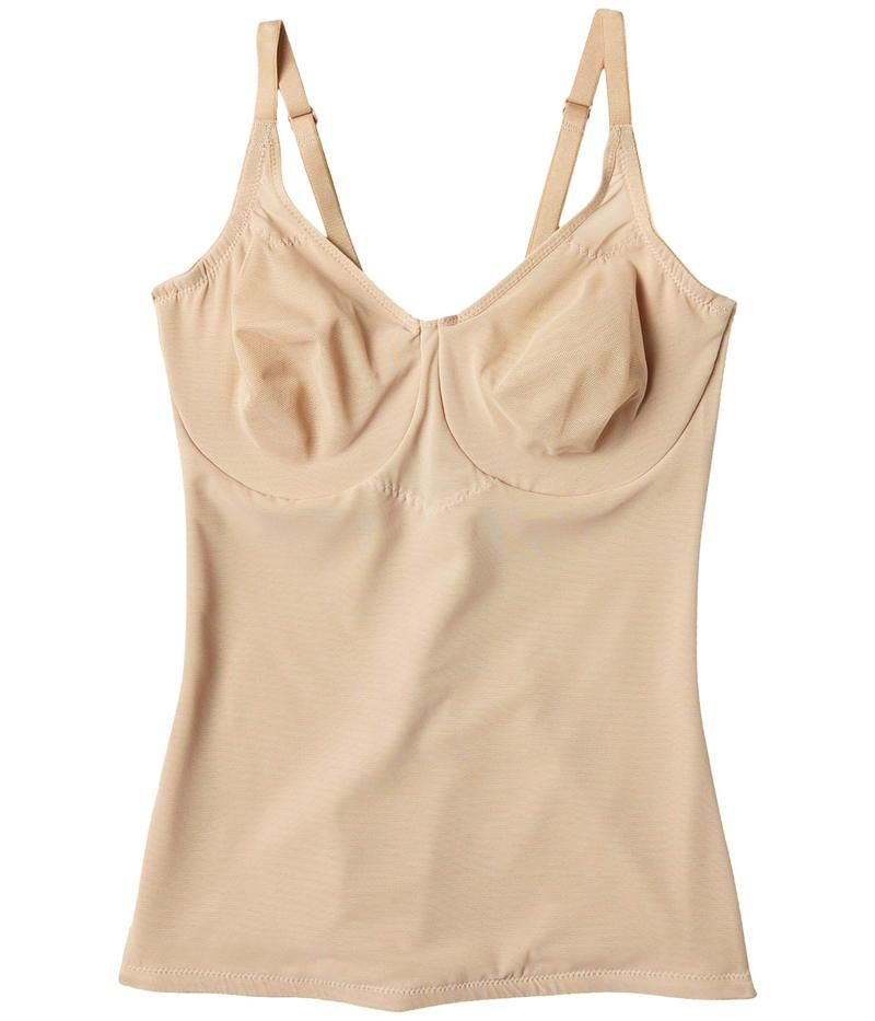 ミラクルスーツ レディース トップス シャツ シアー Miraclesuit Shapewear Extra Firm Sexy Sheer Shaping Underwire Camisole Nude