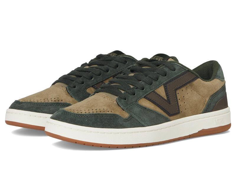 バンズ メンズ シューズ スニーカー Vans Lowland 20 Pig Suede GreenMulti グリーン