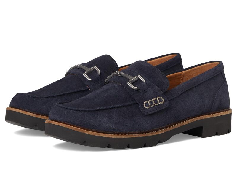 エイトレックス レディース シューズ ブーツ・レインブーツ Aetrex Collette Navy Suede ネイビー