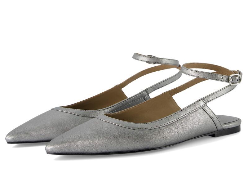 フリーピープル レディース シューズ サンダル Free People Jules Point Wrap Flats Gunmetal ガンメタル