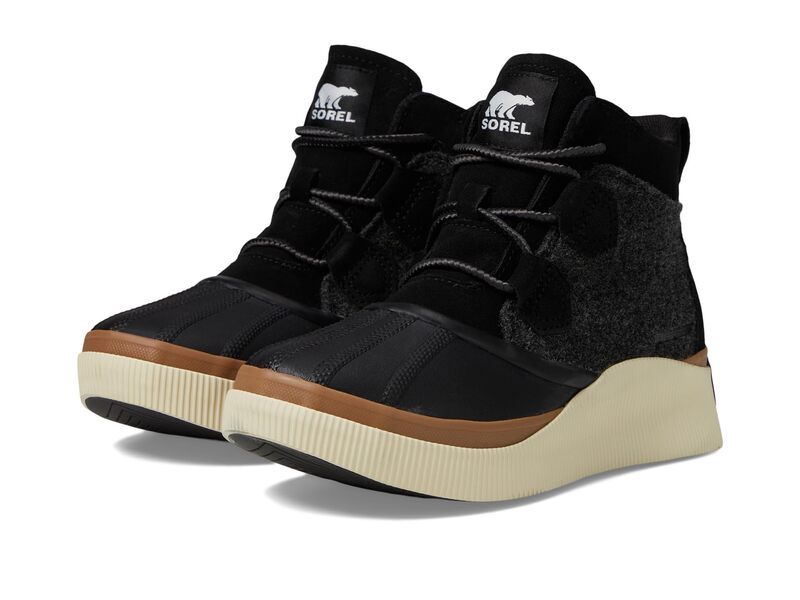 ソレル レディース シューズ ブーツ・レインブーツ SOREL Out N About IV Classic Waterproof BlackChalk チョーク