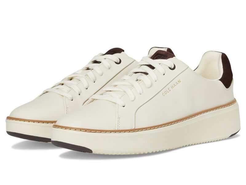 コールハーン レディース シューズ スニーカー Cole Haan Grandpro Topspin Sneaker IvoryDark Chocolate SuedeIvory アイボリー