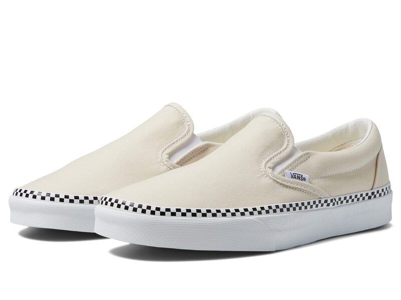 バンズ メンズ シューズ スニーカー Vans Classic SlipOn Checkerboard Peach Nectar ピーチ