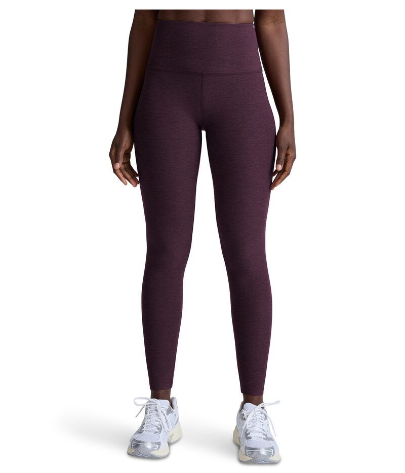 ビヨンドヨガ レディース ボトムス カジュアルパンツ ミディ ハイウエスト Beyond Yoga Spacedye Caught In The Midi HighWaisted Legging Eggplant Purple Heather ヘザー