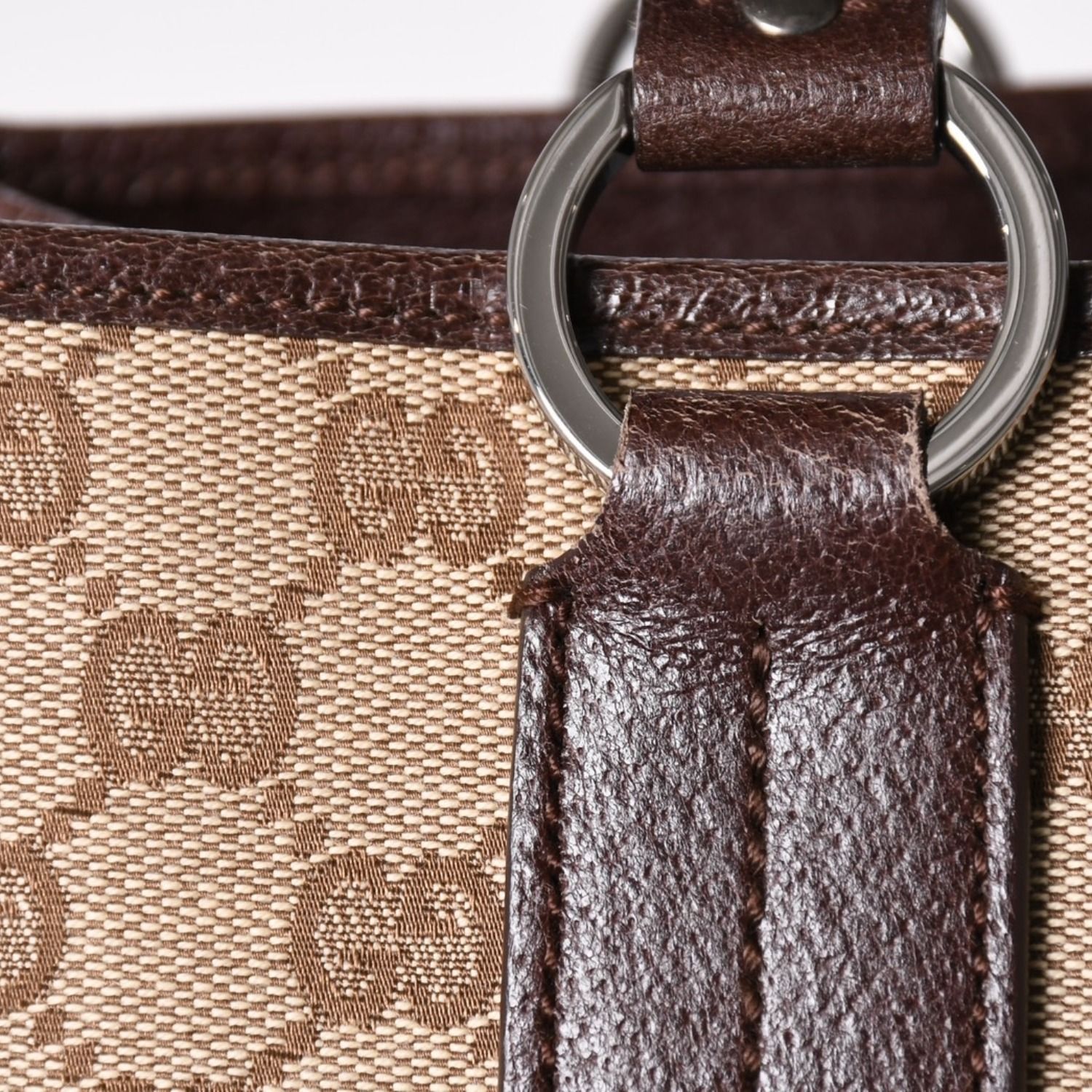 極美品 GUCCI グッチ GGキャンバス トートバッグ 113019 ベージュ