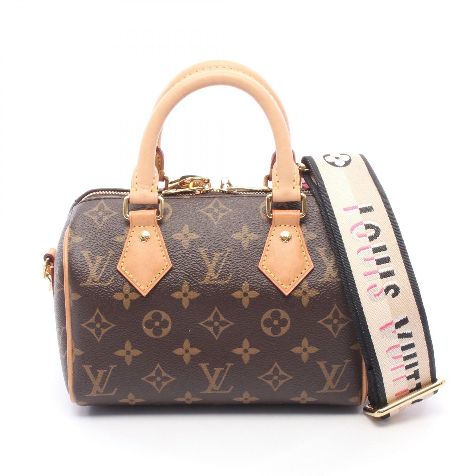 ルイ・ヴィトン LOUIS VUITTON ハンドバッグ スピーディ バンドリエール20 モノグラム 2WAY M46234 ノワール PVCコーティングキャンバス レザー スピーディ・バンドリエール20