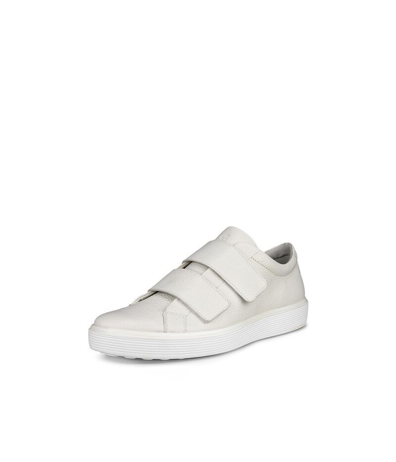 エコー メンズ シューズ スニーカー ECCO Soft 60 Premium Two Strap Sneaker White ホワイト