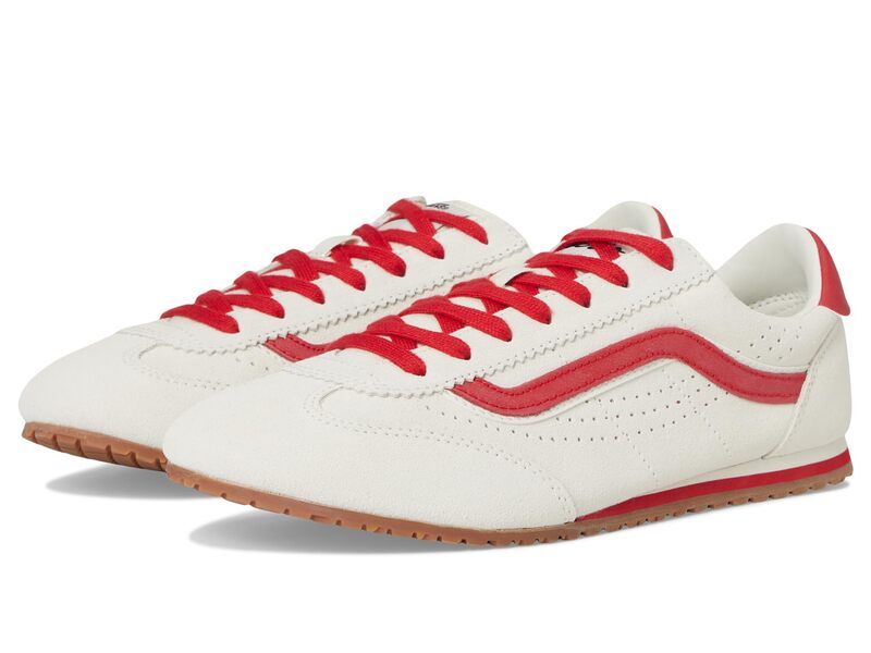 バンズ メンズ シューズ スニーカー Vansuper Lowpro Suede MarshmallowRacing Red レッド