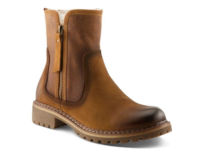 スプリングステップ レディース シューズ ブーツ・レインブーツ Spring Step Jovany Bootie Cognac