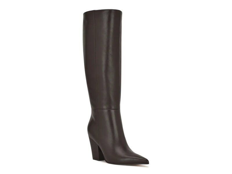 ナインウェスト レディース シューズ ブーツ・レインブーツ Nine West Adera Boot Dark Brown Leather ブラウン