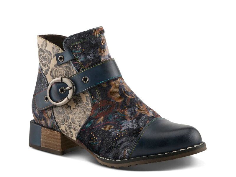 ラリティステ レディース シューズ ブーツ・レインブーツ LArtiste Sipperb Bootie Navy ネイビー